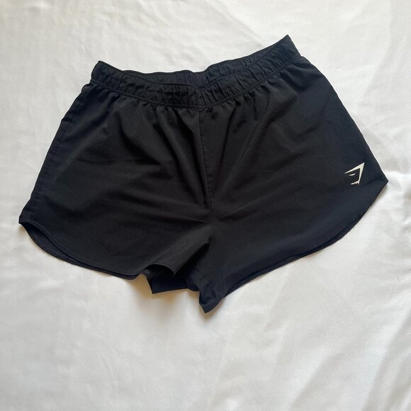 Gymshark Black Workout Shorts Women’s Size Medium - Picture 1 of 8